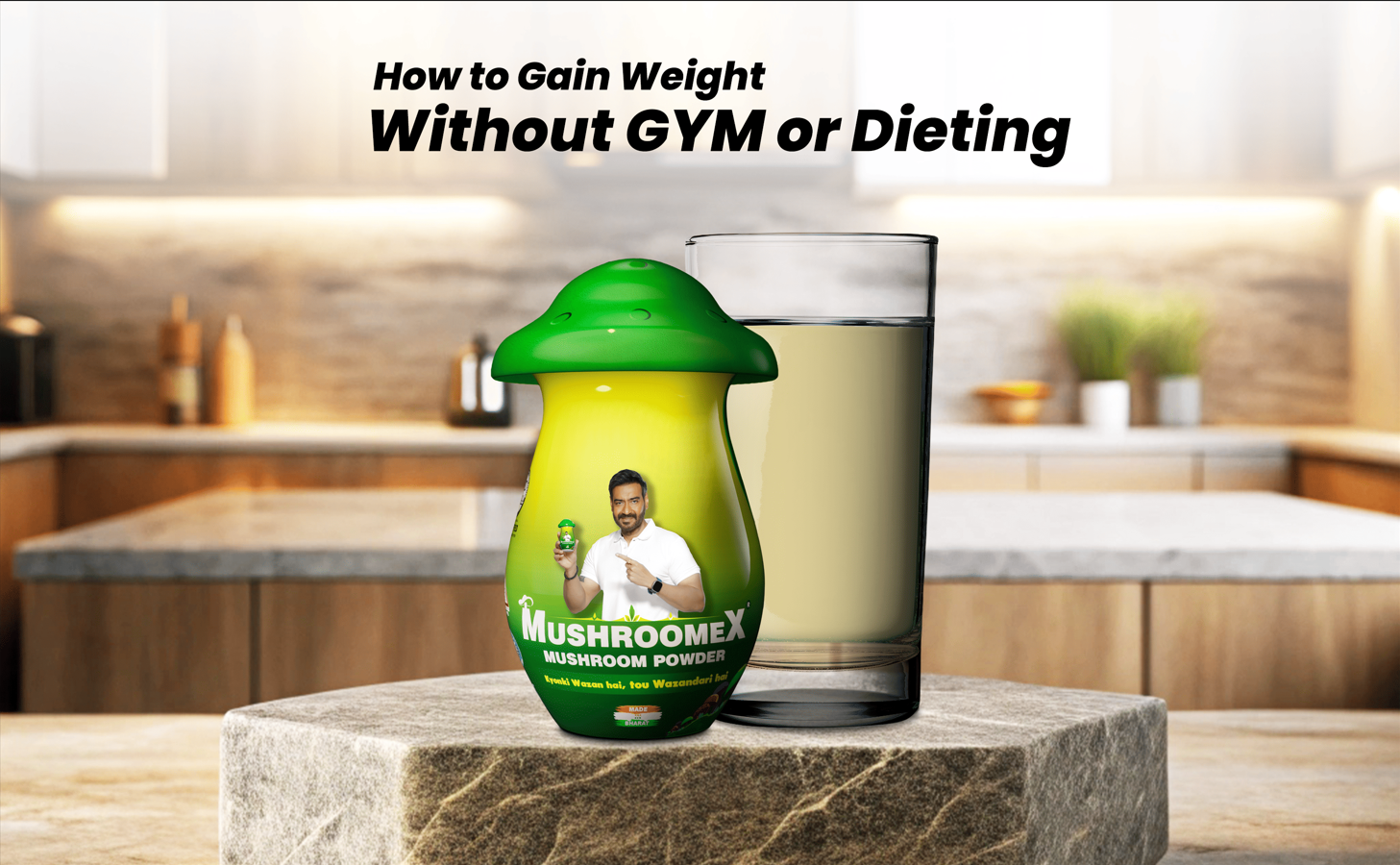 How to Gain Weight Without Gym or Dieting (Mushroomex Makes It a Breeze!)