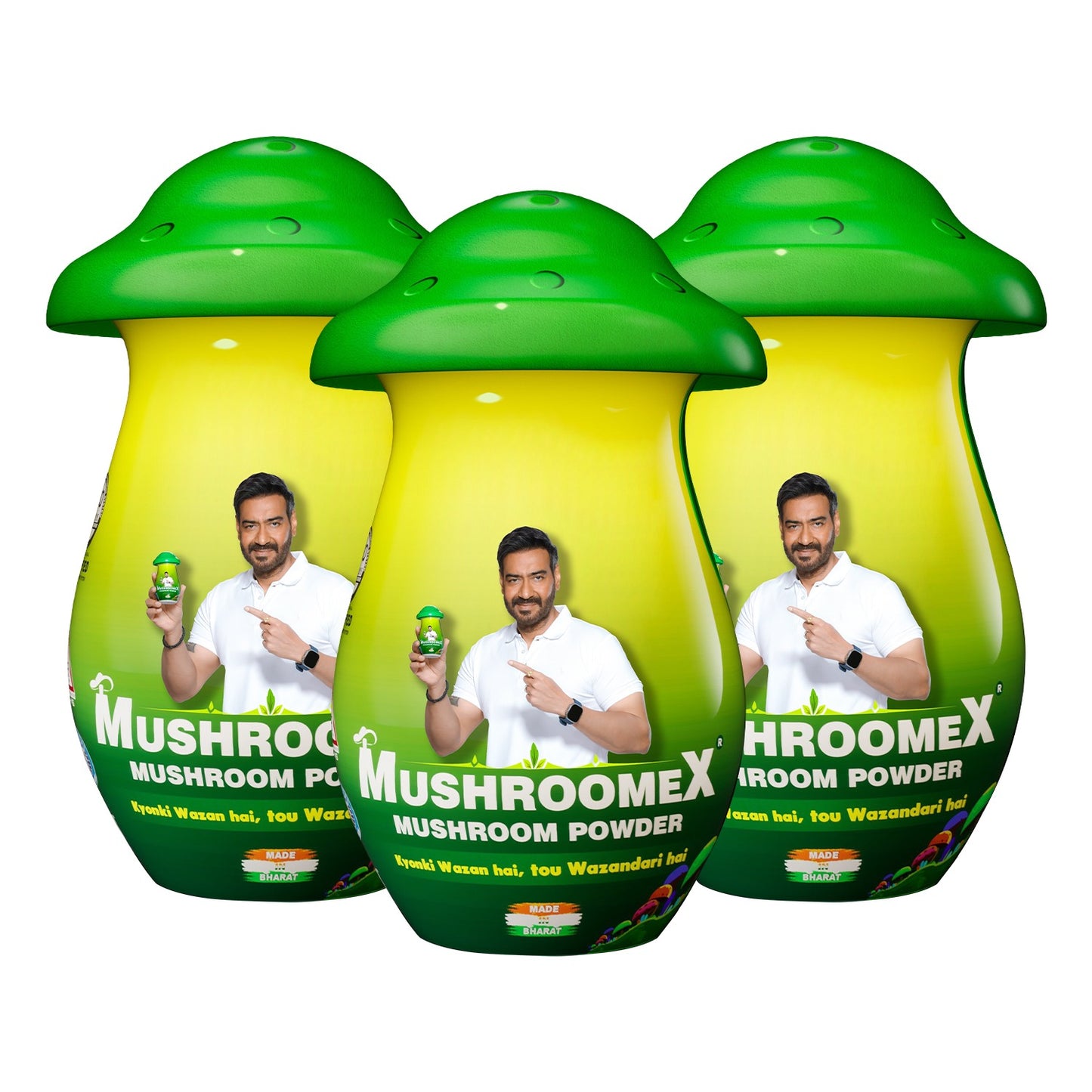 Mushroomex – Weight Gainer Powder Ayurvedic Weight Gainer Formula Supporting Healthy Weight, Strength & Energy-100g